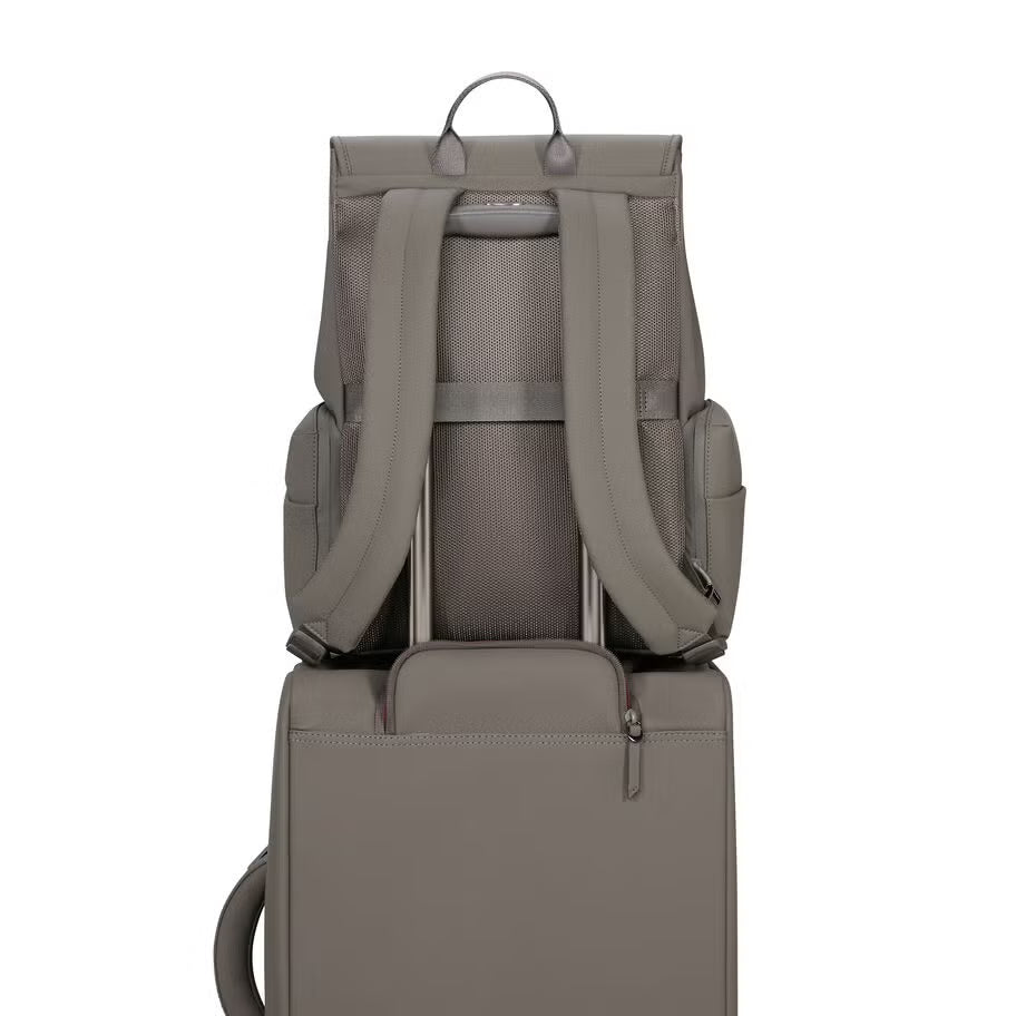 Minimalist Matte Flap Over Daily Laptop Backpack