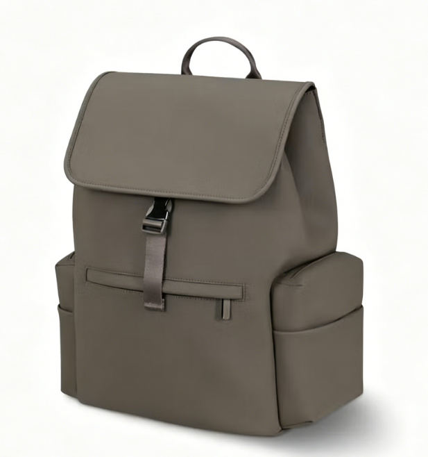 Minimalist Matte Flap Over Daily Laptop Backpack