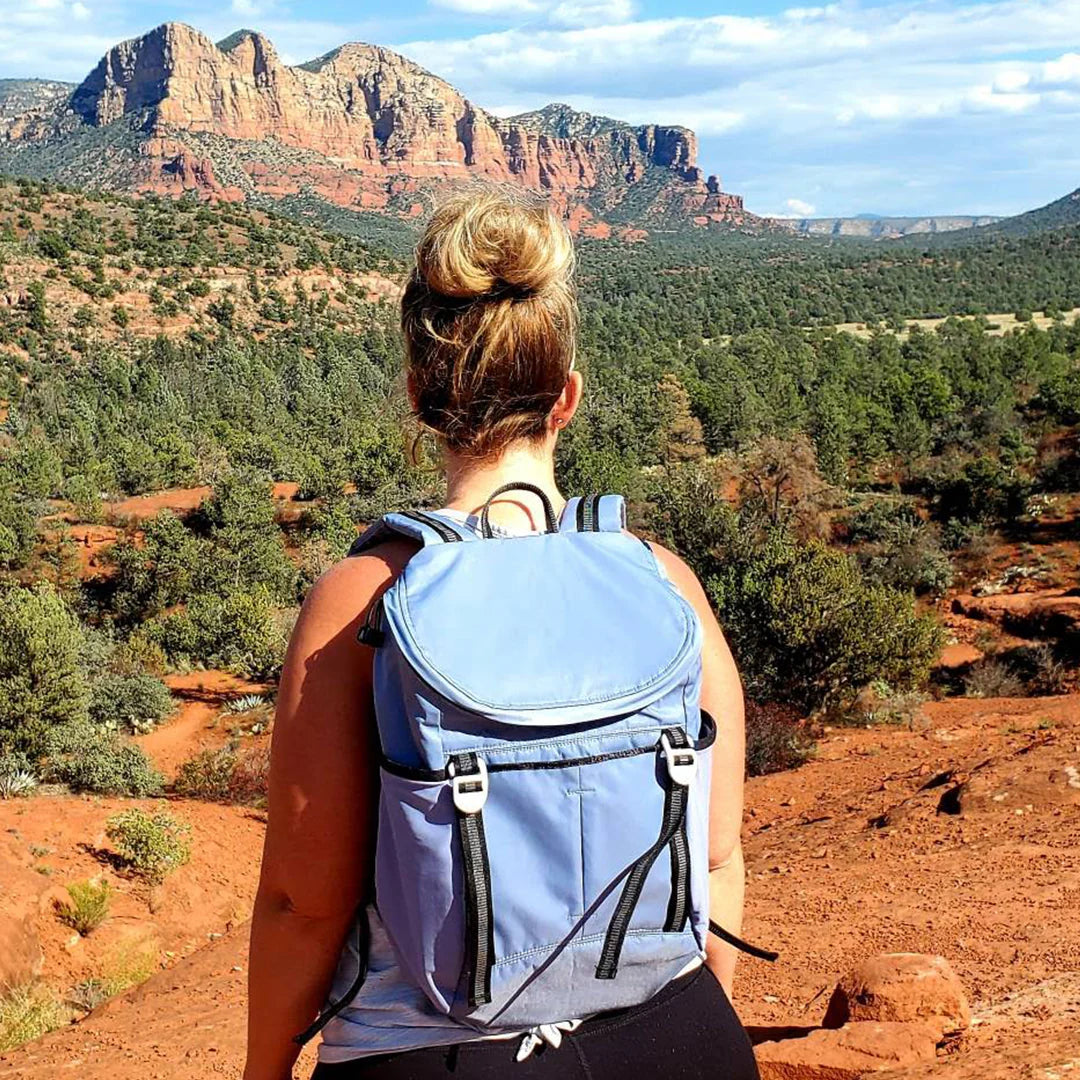 Lightweight Water-resistant Flap Outdoor Daily Backpack